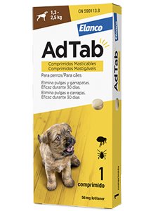 ADTAB PERRO 56 mg. (1,3 - 2,5 Kg.) 1 comprimido